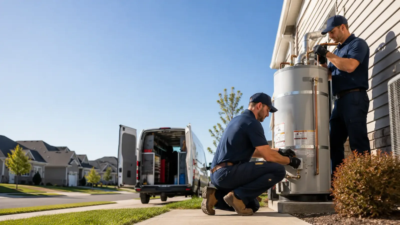 Water Heater Installation in New Home, TX